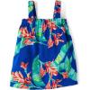 imageThe Childrens Place Baby Girls and Newborn Casual Sleeveless Dress with Diaper CoverBlue Tropical