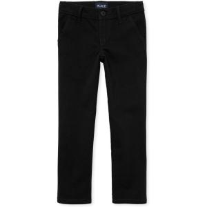 imageThe Childrens Place Girls Uniform Skinny Chino PantsBlack