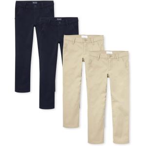imageThe Childrens Place Stretch Skinny Chino PantsmultipacksSandyTidal 4pack