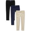 imageThe Childrens Place Girls Ponte Knit Pull on JeggingsmultipacksBlack