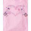 imageThe Childrens Place Girls All HolidaysBirthdays Short Sleeve Graphic TShirts2 PackSkeleton HeartSpooky Icons