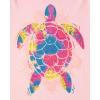 imageThe Childrens Place Girls Animal Short Sleeve Graphic TShirts MultipackButterflySeahorseFlamingoTurtle