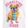 imageThe Childrens Place Girls Animal Short Sleeve Graphic TShirts MultipackUnicornCatPawsitive Vibes