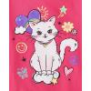 imageThe Childrens Place Girls Animal Short Sleeve Graphic TShirts MultipackUnicornCatPawsitive Vibes