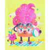 imageThe Childrens Place Girls Assorted Everyday Short Sleeve Graphic TShirtsmultipacksHello PoolChillinCat Cupcake