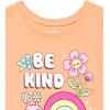 imageThe Childrens Place Girls Butterfly Short Sleeve Graphic TShirts MultipackBe KindFrog Mushroom