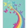imageThe Childrens Place Girls Butterfly Short Sleeve Graphic TShirts MultipackButterflyButterfly HeartsRainbows