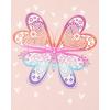 imageThe Childrens Place Girls Butterfly Short Sleeve Graphic TShirts MultipackButterflyButterfly HeartsRainbows