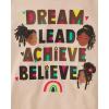 imageThe Childrens Place Girls Kindness Love Equality Short Sleeve Graphic TShirtsmultipacksDreamBelieveYes You Can