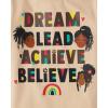 imageThe Childrens Place Girls Kindness Love Equality Short Sleeve Graphic TShirtsmultipacksDreamGirlFuture
