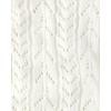 imageThe Childrens Place Girls Long Sleeve Open Front Knit CardiganStitch White