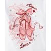 imageThe Childrens Place Girls UnicornsSportsButterflies Long Sleeve Graphic TShirts2 PackButterfliesBallet Slippers