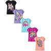 imageThe Childrens Place Girls Animal Short Sleeve Graphic TShirts MultipackLoveButterflySea TurtleGiraffe