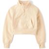 imageThe Childrens Place Girls Fleece Quarter Zip Hooded SweatshirtFrappe