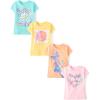 imageThe Childrens Place Girls Kindness Love Equality Short Sleeve Graphic TShirtsmultipacksHeartBe KindGirl PowerButterflies