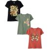 imageThe Childrens PlaceFemaleAll Holidays Short Sleeve Graphic TShirtsmultipacksDreamsButterflyFlowers 3PackXLarge