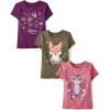 imageThe Childrens PlaceFemaleAll Holidays Short Sleeve Graphic TShirtsmultipacksUnicornFoxOwl 3PackMedium