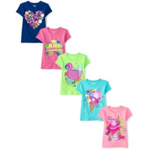 imageThe Childrens Place Boys Gamer Short Sleeve Graphic TShirtsmultipacksNew Summer