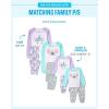 imageThe Childrens Place Girls Long Sleeve Top and Pants Pajama SetsKoalaUnicorn 2pack
