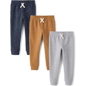 imageThe Childrens Place Baby Boys Active Fleece Jogger Pants 2 PackHavana Coffee 3pack