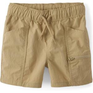 imageThe Childrens Place Baby Boys and Toddler Quick Dry Pull on Cargo Shorts 3quotJava Hill