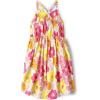 imageThe Childrens Place BabyGirls Sleeveless Strappy Back Summer DressesCasual DressPink Yellow Floral