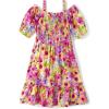 imageThe Childrens Place Girls Casual Sleeveless Tiered DressesMadalyn Floral Cold Shoulder