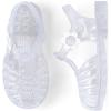 imageThe Childrens Place Girls and Toddler Jelly Fisherman SandalsClear Silver Glitter