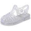 imageThe Childrens Place Baby Girls and Toddler Jelly Fisherman Sandals Ombre MulticolorClear Silver Glitter