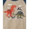 imageThe Childrens Place Baby Boys and Toddler Long Sleeve Everyday Casual Knit ShirtDino 3pack