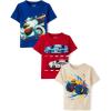 imageThe Childrens Place Baby and Toddler Boys Family Short Sleeve Graphic TShirts MultipackRacecarMonster TruckMotorcycle