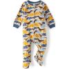 imageThe Childrens Place Baby Boys and Toddler Fleece Long Sleeve Zip Front One Piece Footed PajamasSleep ampamp PlayDino Camo