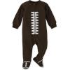 imageThe Childrens Place Baby and Toddler Football Footie Pajama FleeceFootball