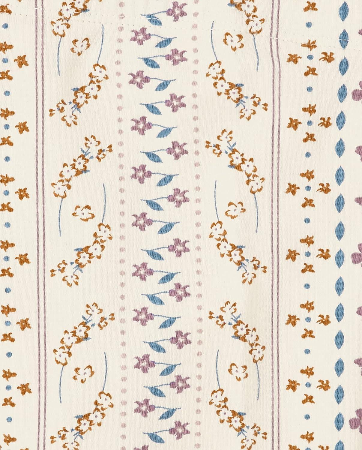 imageThe Childrens Place Girls Leggings MultipacksWestern Doodle Plum Petal White Floral Fairisle 3pack