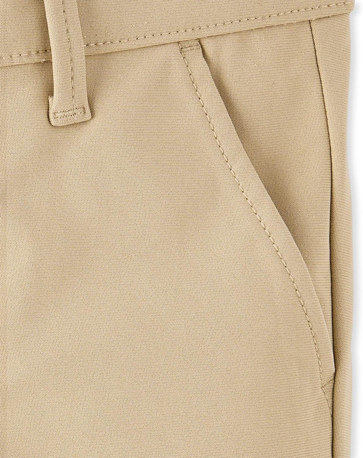 imageThe Childrens Place Girls Uniform Quick Dry Skinny Chino PantsSandy