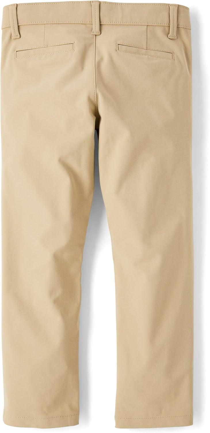 imageThe Childrens Place Girls Uniform Quick Dry Skinny Chino PantsSandy