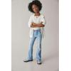 imageThe Childrens Place Girls Flare JeansLt Med Wash Studded