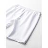 imageThe Childrens Place Girls Solid Bike ShortsWhite 2pack