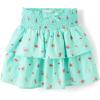 imageThe Childrens Place Girls Tiered Ruffle SkirtMint Tea Floral Tiered