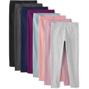 imageThe Childrens Place Baby Girls Assorted Solid LeggingsSolid Colors 8pack