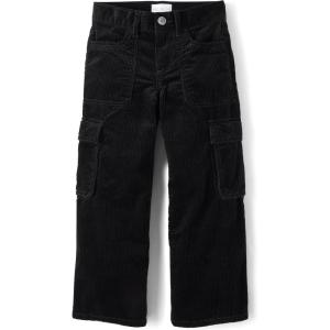 imageThe Childrens Place Girls Corduroy PantsBlack Baggy Cargo
