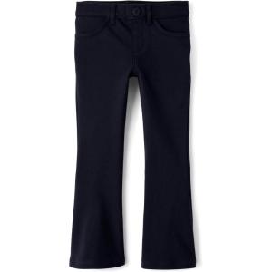 imageThe Childrens Place Girls Uniform Ponte Flare Leg PantsBlack