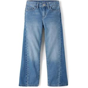 imageThe Childrens Place Girls Wide Leg JeansPeak Wash