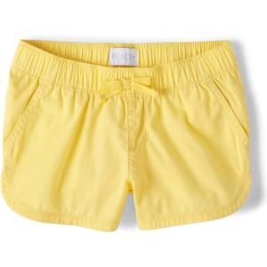 imageThe Childrens Place Baby Girls Denim Twill Pull on ShortsSun Valley