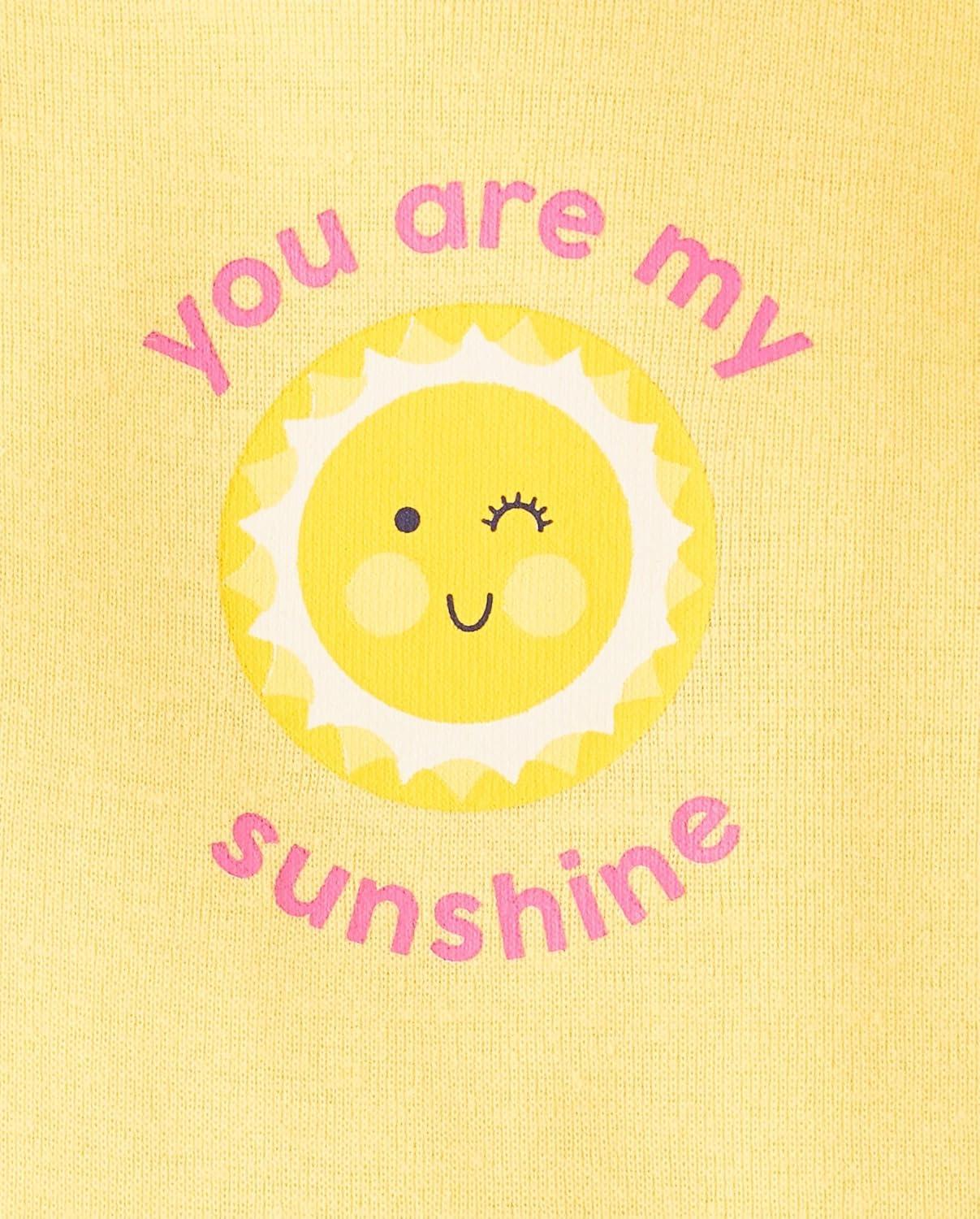 imageThe Childrens Place babyboys And Newborn Short Sleeve Bodysuits MultipacksSunshine Yellow 5pack