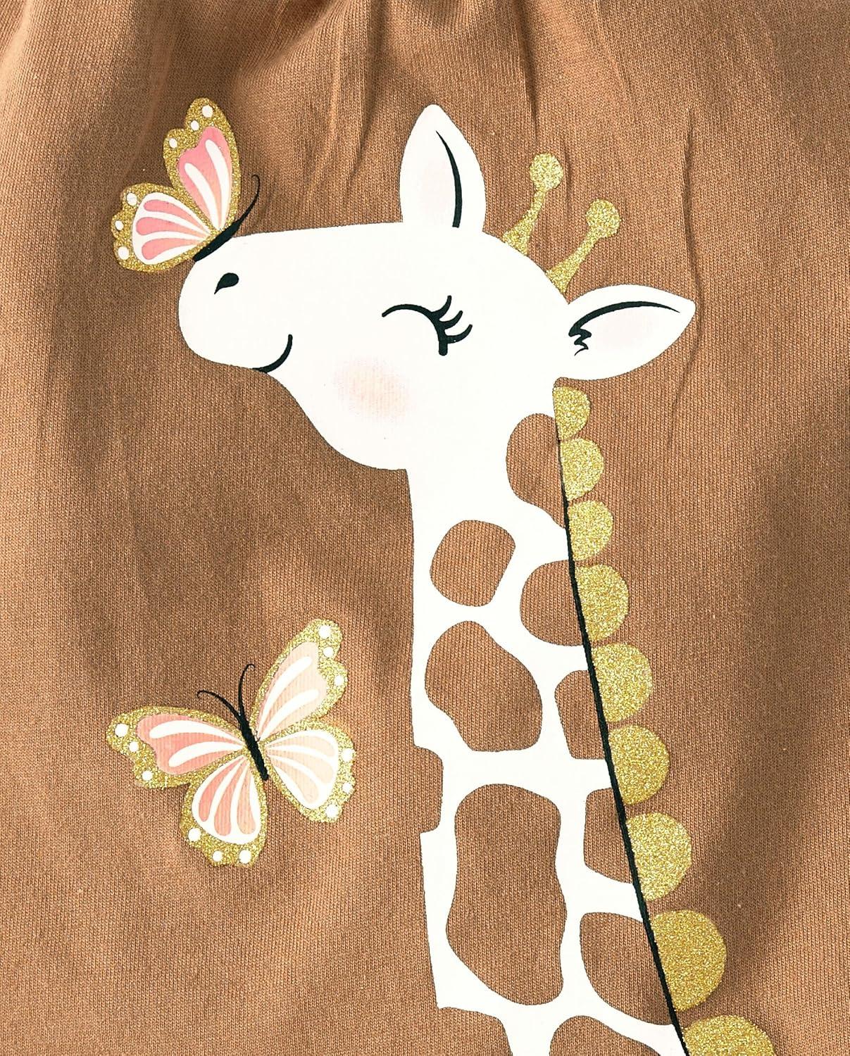 imageThe Childrens Place babygirls And Newborn Summer Playwear 4 Piece SetGiraffe 4 Pc