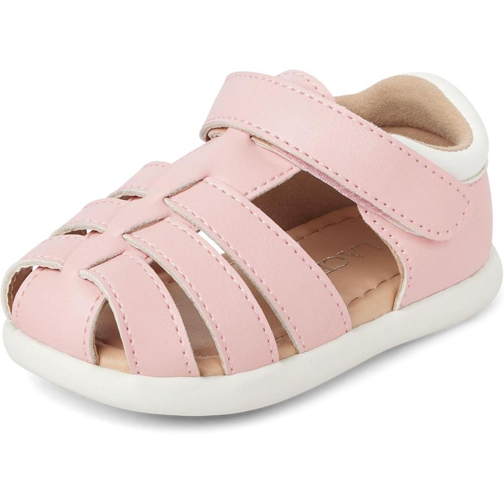 imageThe Childrens Place UnisexBaby and Newborn First Steps Sandals FishermanLt Pink Fisherman