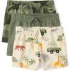 imageThe Childrens Place and Newborn Jogger BottomsSafari 3pack