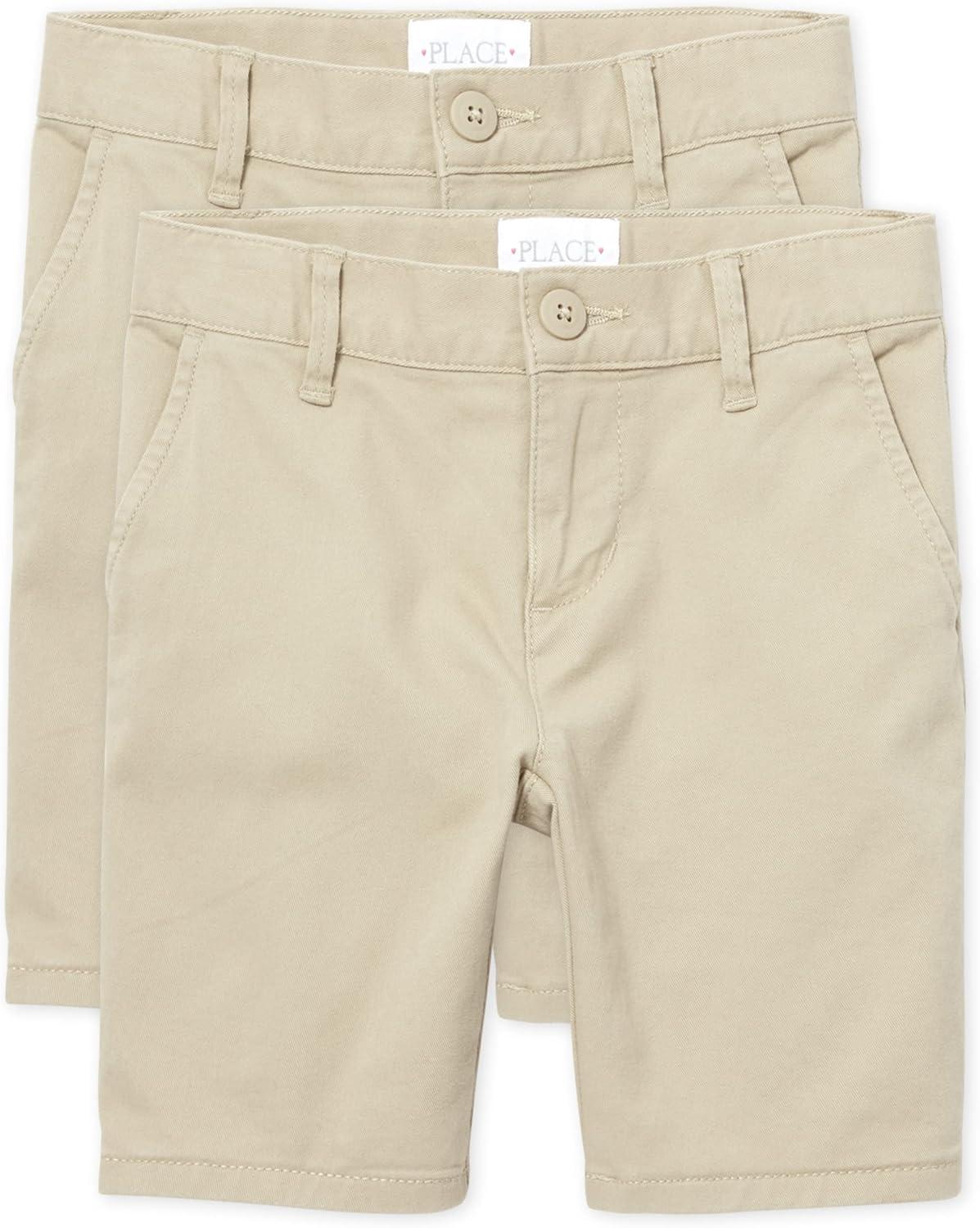 imageThe ChildrenS Place Girls Chino ShortsBisquit 2pack