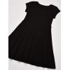 imageThe ChildrenS Place Girls Short Sleeve Basic Skater DressBlack Single